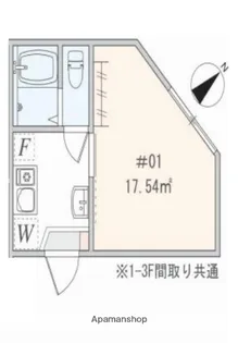アザーレ・スフィーダ淵野辺【1階】の間取り