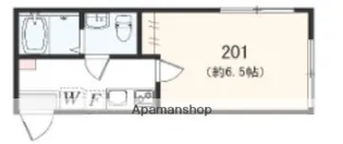 アザーレ・キュリオス中央林間【2階】の間取り