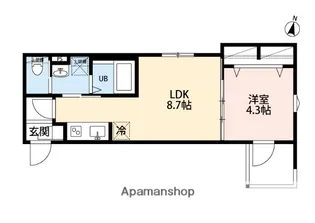 ロスコ【3階】の間取り