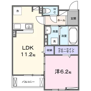 コリーナ アルモ F【2階】の間取り