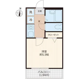 グランフェリオ横浜元町【3階】の間取り