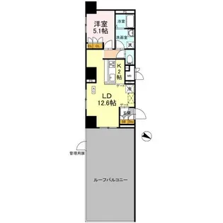 リーラ横浜川和町【0215号室】の間取り