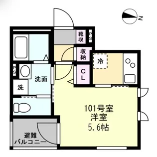 T&Fレジデンス藤沢【1階】の間取り
