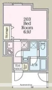 WISTERIA KIKUNA【2階】の間取り