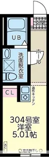 ラトゥール橋本【3階】の間取り