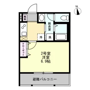 プラシード瀬谷【1階】の間取り