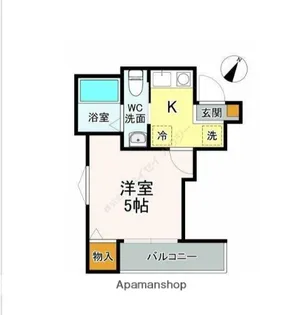 ルミナ境之谷【3階】の間取り