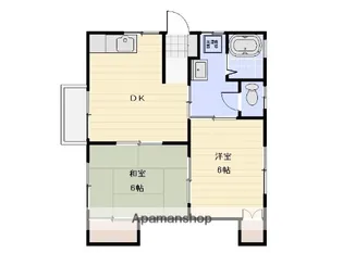 コーポハイネスC【2階】の間取り