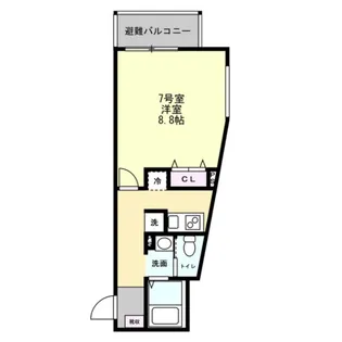 T&Fレジデンス江の島【2階】の間取り