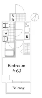 GENOVIA西横浜【10階】の間取り