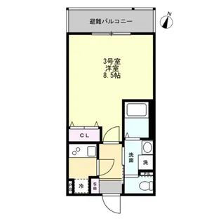 アーデルハイド【1階】の間取り