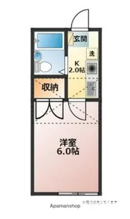 ヴィラ久里浜【1階】の間取り