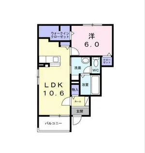 ノール・エトワール【1階】の間取り