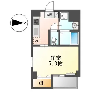 アプリコットC【2階】の間取り