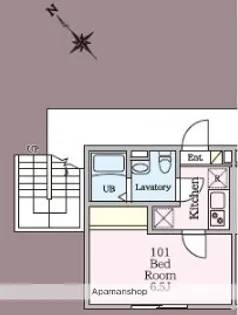 マックス上大岡【1階】の間取り