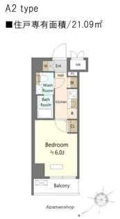 SHOKEN RESIDENCE 横浜鶴見V【9階】の間取り