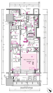 ジオ横浜大通り公園【12階】の間取り