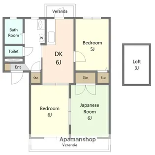 クレールメゾン【2階】の間取り