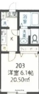 仮)上大岡A棟【2階】の間取り