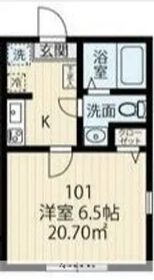 ラフィーネ上大岡ⅡB棟【1階】の間取り