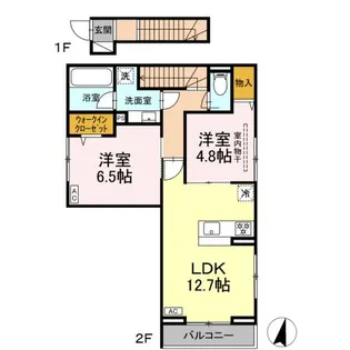 KOMFORTA【2階】の間取り