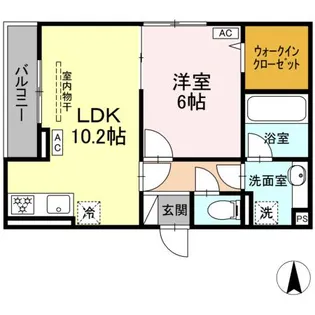 D PAINA 今井南町【3階】の間取り