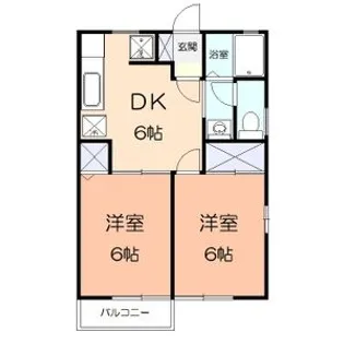 サンフローラ【201号室】の間取り