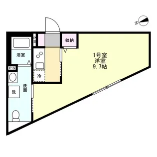 ベイルーム東小倉【3階】の間取り