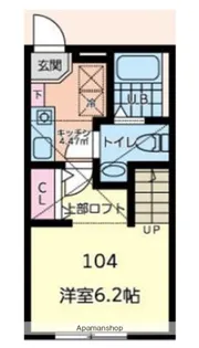 サザンコート相模大野【1階】の間取り