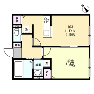 ベイルーム湘南藤沢本町【1階】の間取り