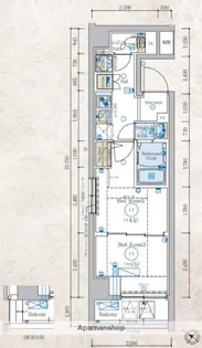 エステムコート新横浜グランデ【1階】の間取り