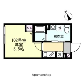 ベイルーム川崎渡田【1階】の間取り