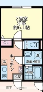 シティハイツ大道1丁目【1階】の間取り