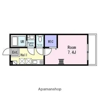 シュガール御所山TWO【2階】の間取り