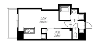 リヴシティ横濱末吉町弐番館【2階】の間取り