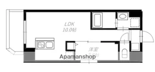 LIVCITY横濱末吉町弐番館【4階】の間取り
