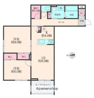 SOLANAⅡ【3階】の間取り