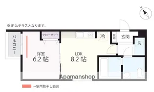 QUIET CRAB HOUSE MIX山手(仮)【2階】の間取り