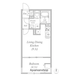LUORE池上Ⅱ【3階】の間取り