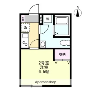 ベイルームキャナル鶴見【1階】の間取り