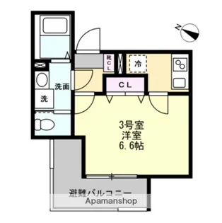 カーム・ヒル生麦【3階】の間取り