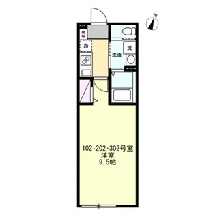 ベイルームMYNA【3階】の間取り