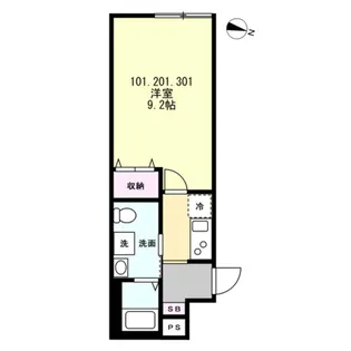 (仮称)平塚アパート【1階】の間取り