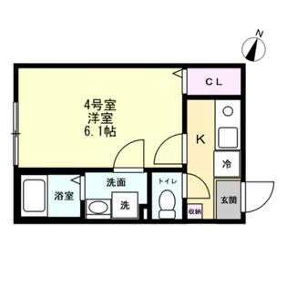 ブリーゼ平町【1階】の間取り