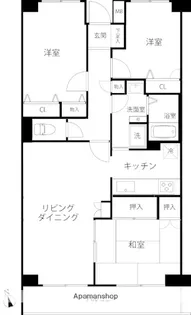 T’S GARDEN横浜岸根公園【3階】の間取り