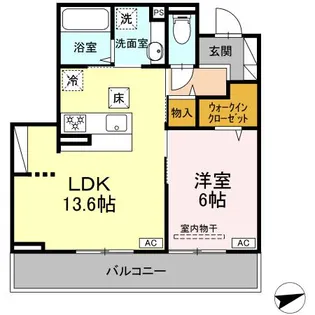 GREEN LINKS【1階】の間取り