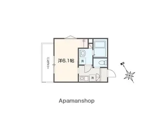 MELLAS海の公園駅【3階】の間取り