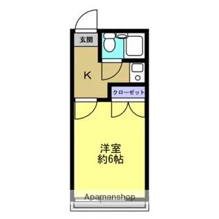 ハイツ神大寺【2階】の間取り