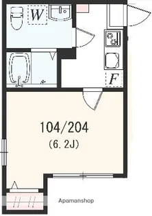 アザーレ・バモス向ヶ丘遊園【1階】の間取り