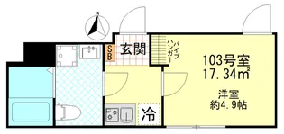 ポタッシュ川崎大師【1階】の間取り